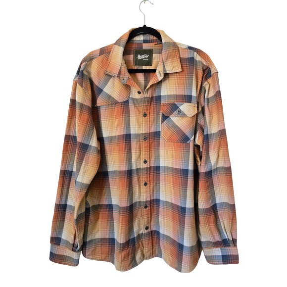 Howler Bros Other - Howler Bros Mens XL Plaid Button Down Shirt Huckberry Harkers Flannel